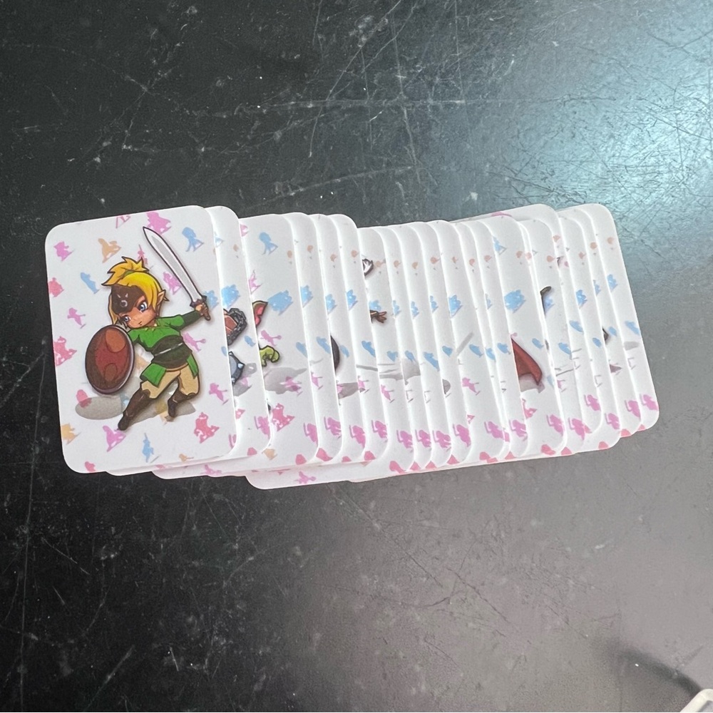 Zelda breath of the wild Nintendo switch NFC amiibo mini card